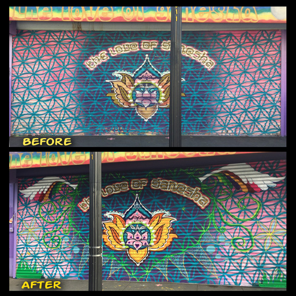 Ganesha Gate Mural