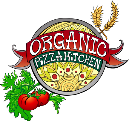 Organic Pizza Kitchen Logo