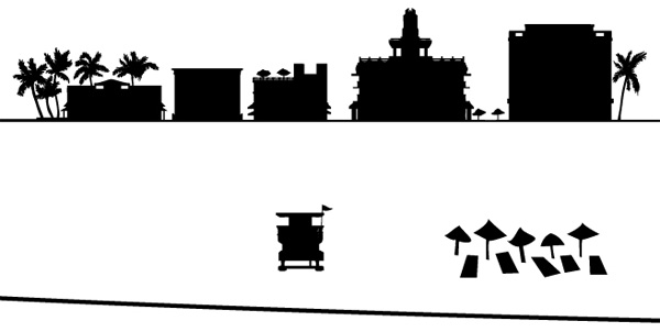 segment of sky line