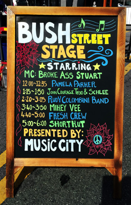 Bush Street Stage