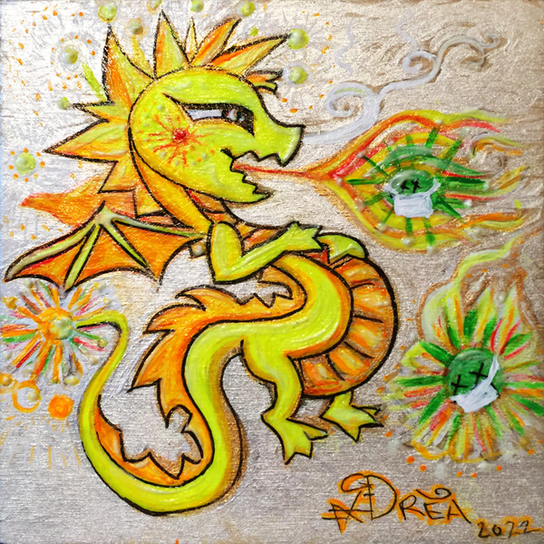 Anti Covid 19 Dragon