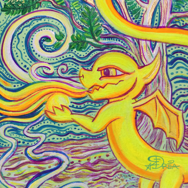 Frankincense Dragon Close up