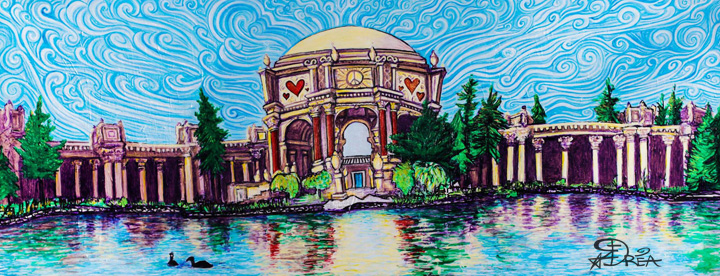 Palace of Fine Art Acrylic Painting