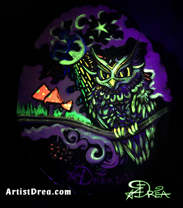 Great Horned Owl UV