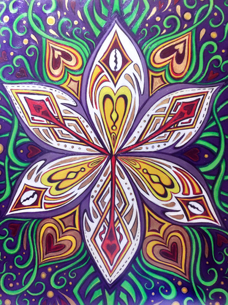 Fluorescent Orchid